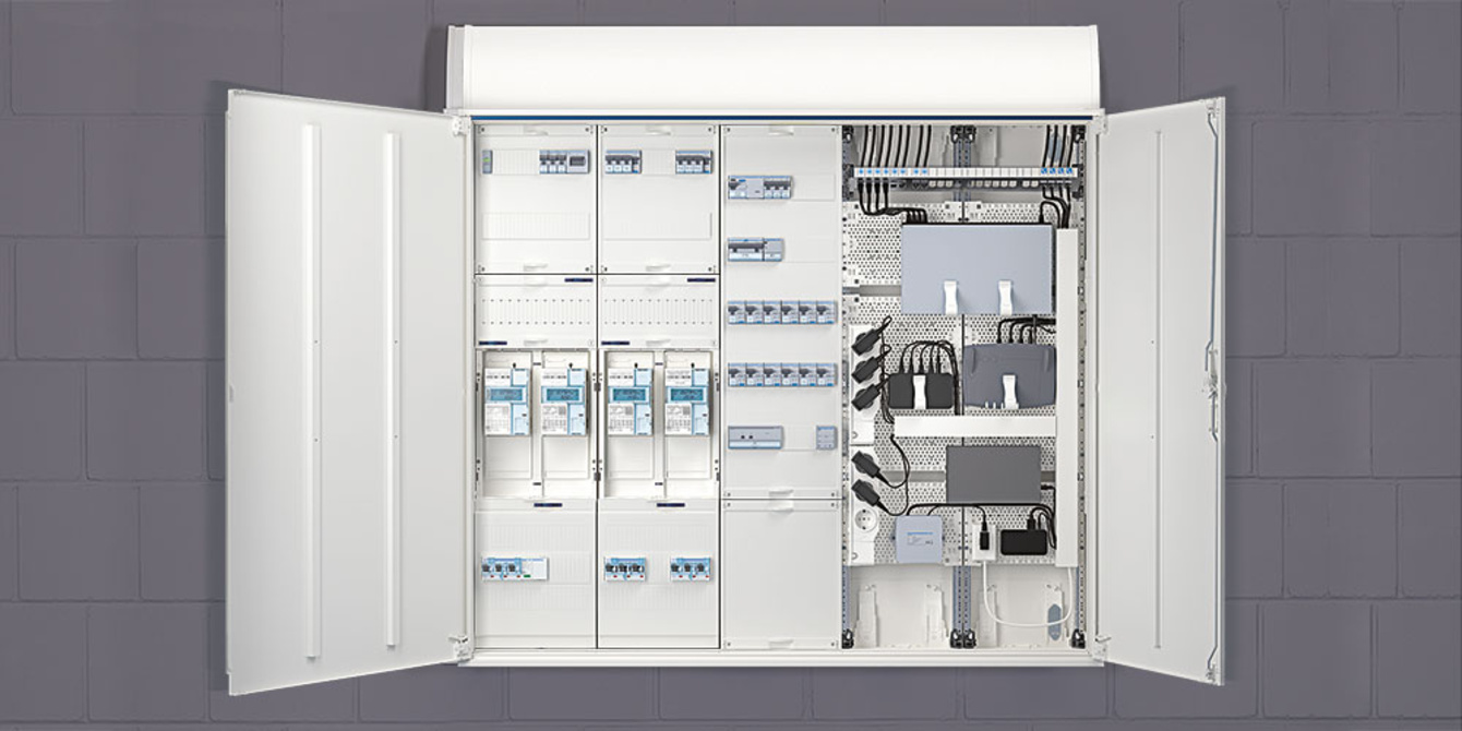 Technikzentrale bei Elektro-Müller GmbH & Co. KG in Erbach